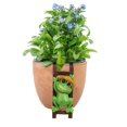 thumbnail image 3 of Flower Pot Hugger Figurine Frog Garden Décor Get All The Fun Collections of Pot Pal Climbers Hanging Planter Decorations Patio Yard Decor Indoor & Outdoor Pot Climbing Ornaments Set of 2, 3 of 3