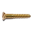 thumbnail image 1 of #12 x 1-1/2" Brass Slotted Flat Head Wood Screws WSFB-394 (18 pcs.), 1 of 1