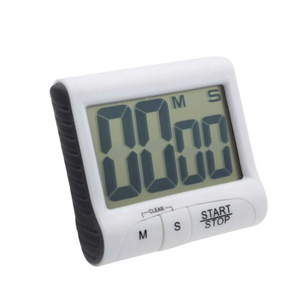 onlyliua para El Hogar Temporizador de Cocina, Temporizador Digital para Cocinar, Pantalla Digital Lcd Grande con Alarma, Temporizador para El Aula, Temporizador para Cocinar, Aprendizaje, Enseñanza,