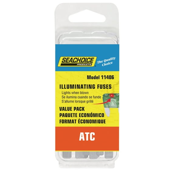 Seachoice 11406 ATC Indicating Fuse Value Pack (25 Pack)