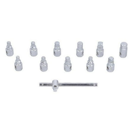 

12 Piece Sump Plug Tool Oil Drain Plug Wrench Socket Set Removal Tool
