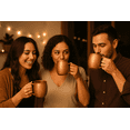 thumbnail image 6 of Modern Home Handmade 16oz Solid Copper Mule Mug – Barrel Shaped Mug with Copper Handle & Hammered Texture – Traditional Barrel-Shaped Mug (Single), 6 of 7