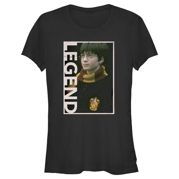Junior's Harry Potter Gryffindor Legend Portrait Graphic Tee Black 2X Large