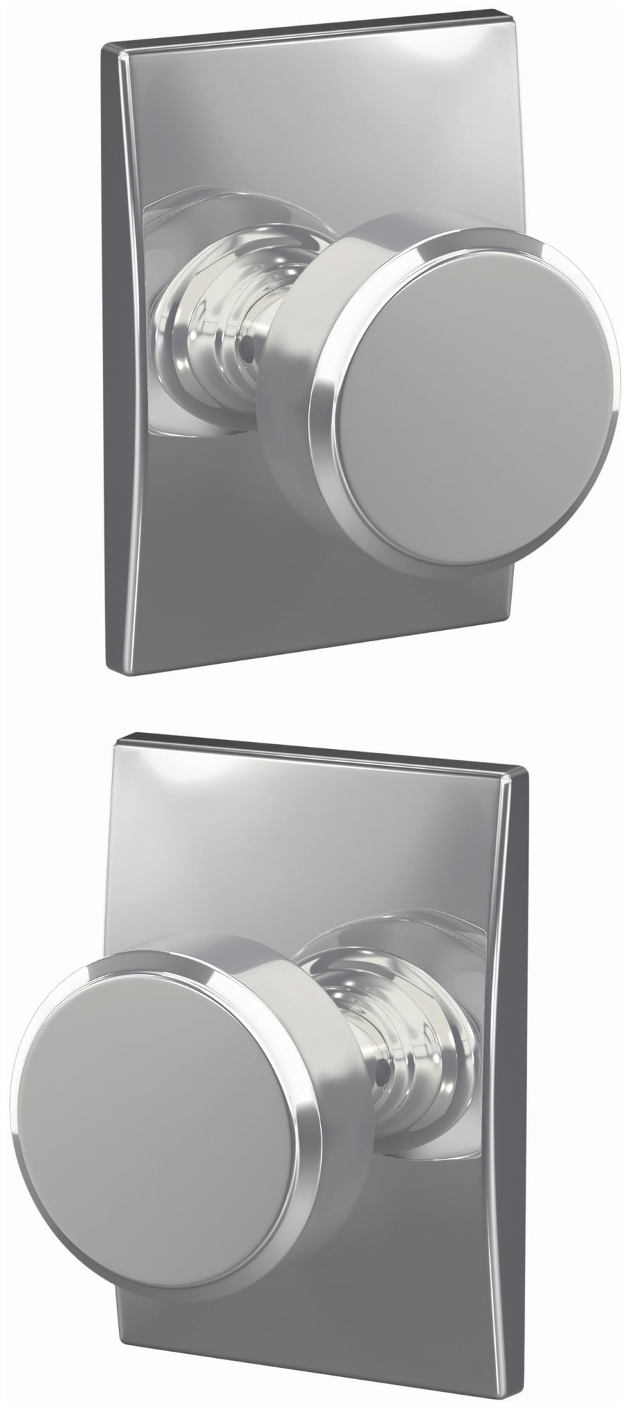 Schlage FC21SWA622CEN Custom Swanson Passage Or Privacy Door Knob Set - Black