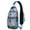 Sky-blue-53, variant on Floral Sling Backpack Retro Ethnic Crossbody Daypack Lightweight with Adjustable Strap