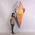 thumbnail image 3 of Hanging Three Scoop Ice Cream Over Sized Statue, 3 of 8