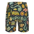 thumbnail image 6 of Naloa Colorful Hippie Men's Beach Shorts, Surfing shorts, Swim trunks, Quick Dry Swim Trunks for Surfing Beach Fun - XX-Large, 6 of 9