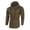 Army Green, variant on Mens Ruched Raglan Hoodie Pullover Casual Shirts for Men Slim Fit Long Sleeve Distressed Tops for Streetwear Daily Lounge Wear