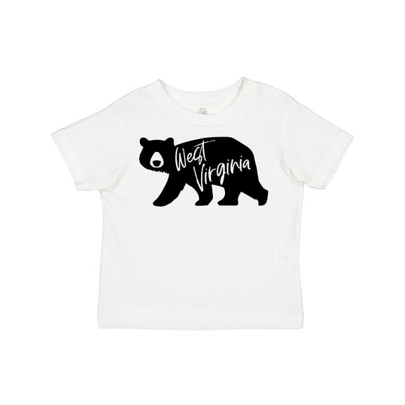 Inktastic West Virginia Black Bear Silhouette Boys or Girls Toddler T-Shirt
