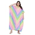 thumbnail image 3 of Oussum Women Caftan Long Maxi Dress Kaftan 3/4 Sleeves Dresses for Ladies Girls, 3 of 8