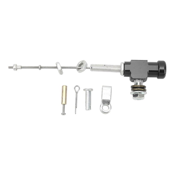 Motorcycle Clutch Brake Pump Smooth Operation Aluminium Alloy Clutch Master Cylinder Rod for Pit Dirt Bike ATV Quad Black