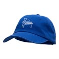 thumbnail image 2 of Piano Outline Embroidered Deluxe Washed Twill Cap - Royal OSFM, 2 of 5