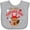 AC-Heather Grey, variant on Inktastic My First Canada Day Boys or Girls Baby Bib