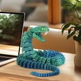 thumbnail image 4 of Dynamic Snake Car Ornament, Flexible Joint Design, 45cm Length, Modern Abstract Style, For Home Decor, Office Desk, Gift Choice, High-Quality Materials, Moving Parts, Collectible Decor | Plastic, C, 4 of 6
