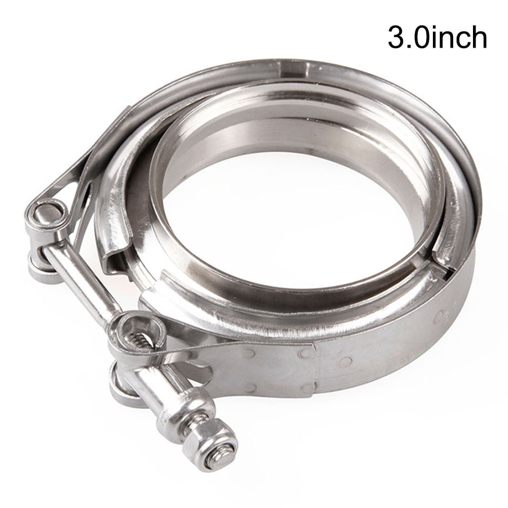 3" STAINLESS V-BAND BOLT CLAMP FOR TURBO FLANGE DOWNPIPE WASTEGATE EXHAUST