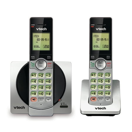 VTech CS6919-2 DECT 6.0 Expandable Cordless Phone with Caller ID and Handset Speakerphone, 2 Handsets,