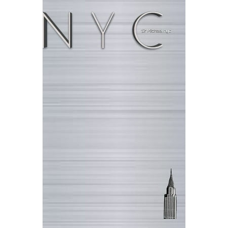 NYC slate Chrysler building classic grid paper Notepad $ir Michael Limited edition : NYC Silver Chrysler building classic grid paper Notepad $ir Michael Limited (Hardcover)