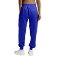 thumbnail image 4 of Blue Scrub Pants for Women Elastic Bottom Joggings Skinny Leg Cuffed Stylish Comfortable Scrubs Jogger XL, 4 of 5