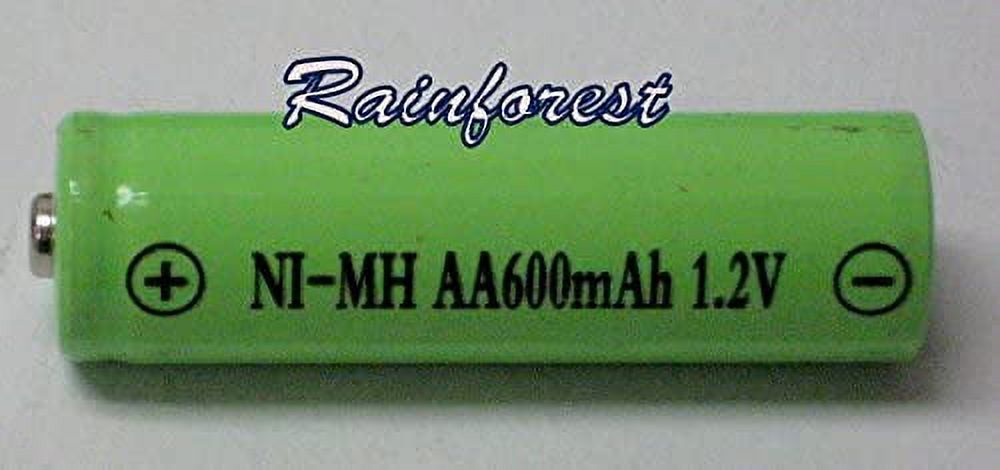 8 Piece Set AA Ni mh 600mah 1.2v Rechargeable Batteries for solar lights