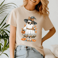 thumbnail image 4 of Spooky Cute Ghost Drinking Pumpkin Iced Coffee Shirt, Halloween Shirt, Spooky Season Tee, Happy Halloween, Ghost Pumpkin Tshirt, Funny Holiday Gift,Horror Witchy ,Trick Or Treat, 4 of 5