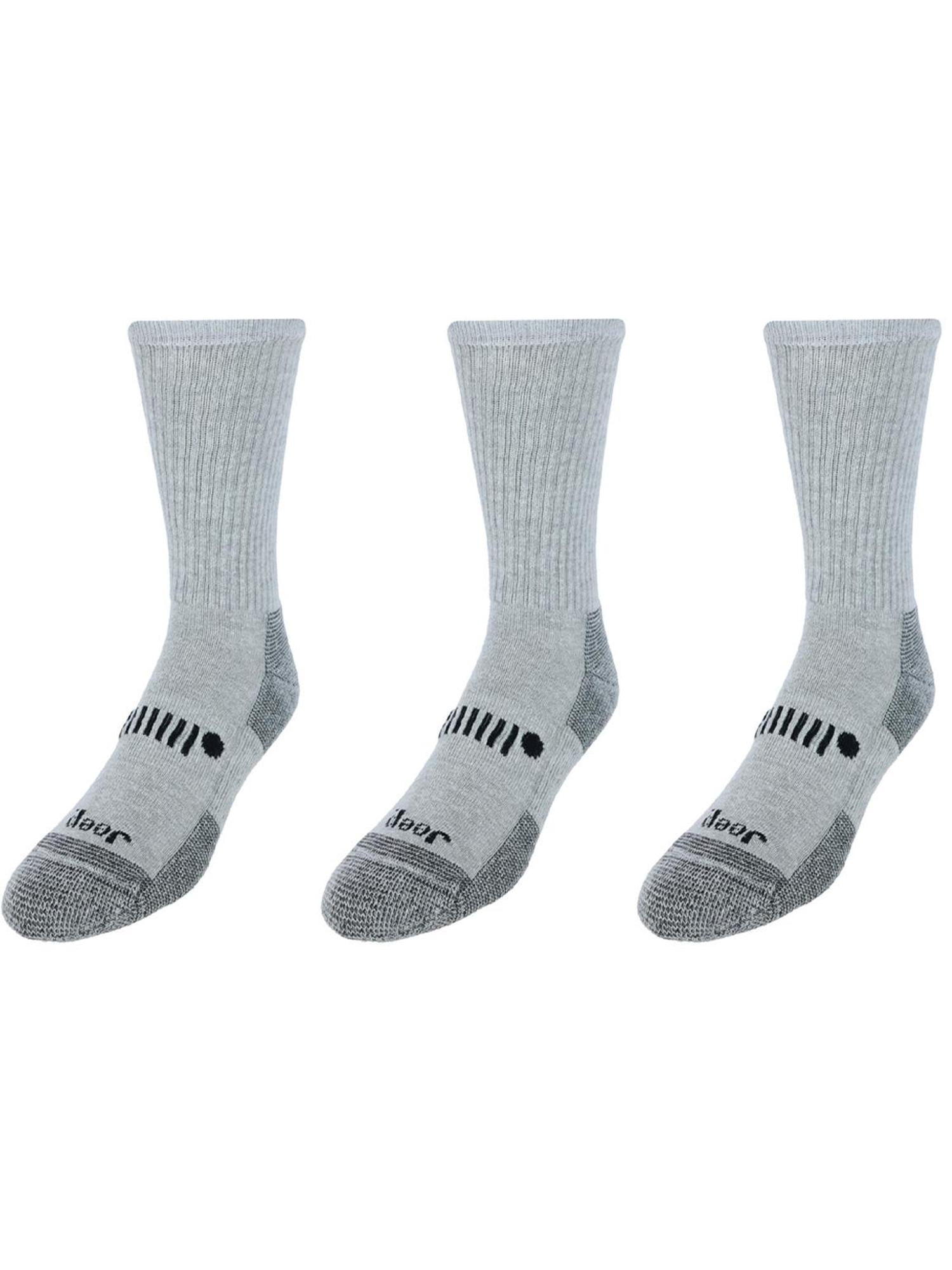 Jeep  Classic Cotton Crew Socks (3 Pair Pack) (Men Big & Tall)