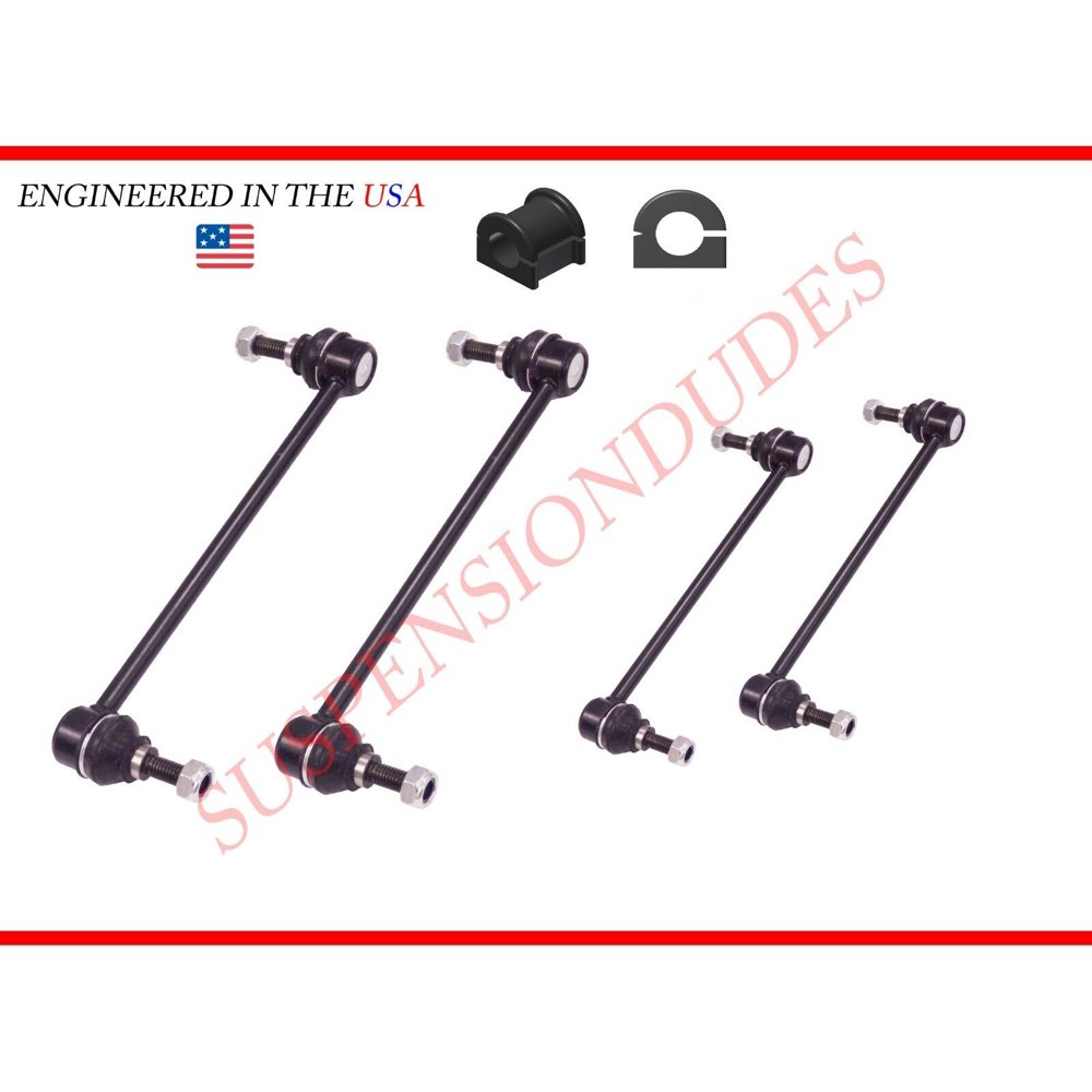 6PC Front & Rear Sway Bar Links Bushings for Toyota Highlander Lexus