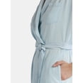 thumbnail image 3 of Time and Tru Women's and Women's Plus Wrap Shirt Dress, Sizes XS-4X, 3 of 4