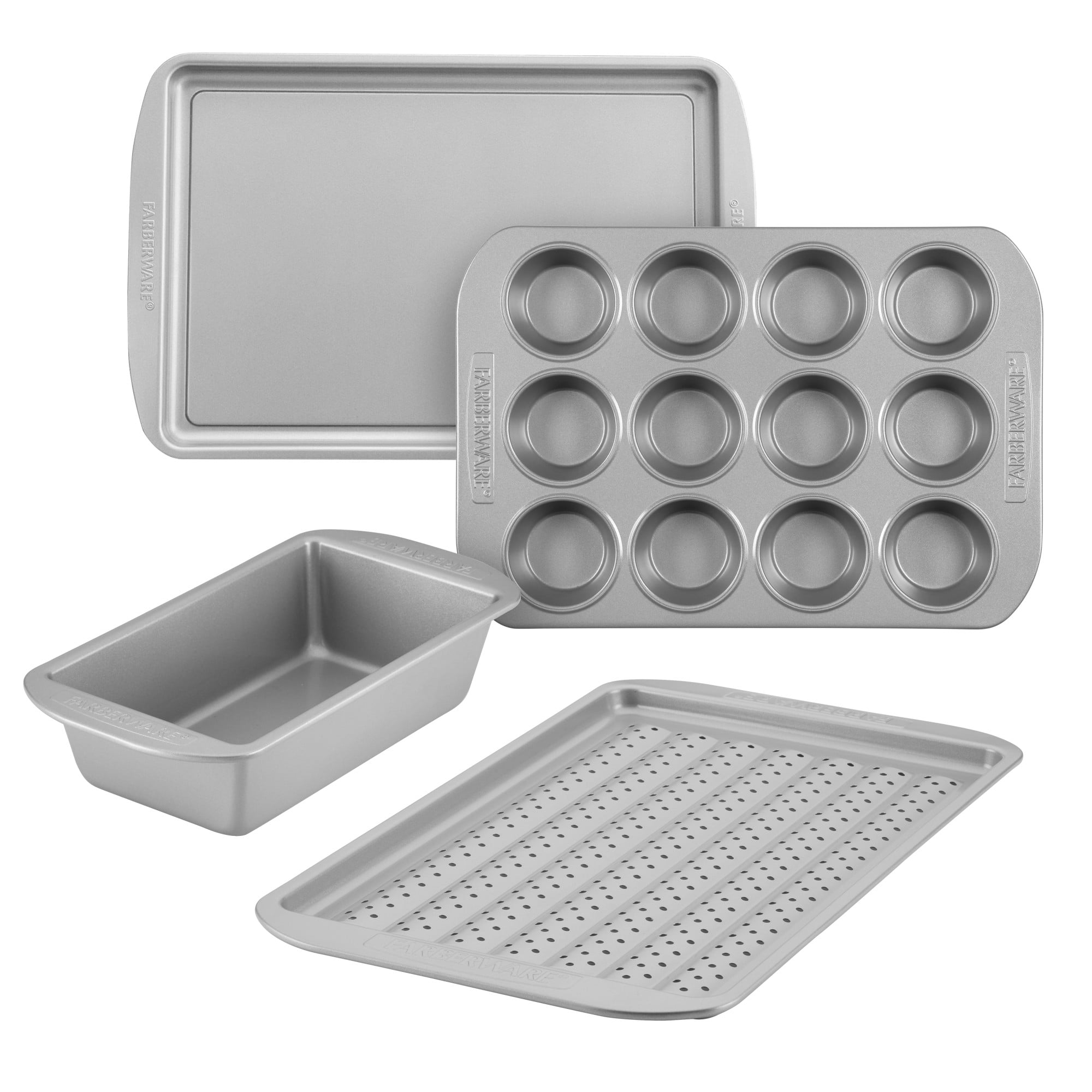 Premium Non Stick Bakeware Oven Tray Sheet Baking Cake Tin Pan Multiple Sets 