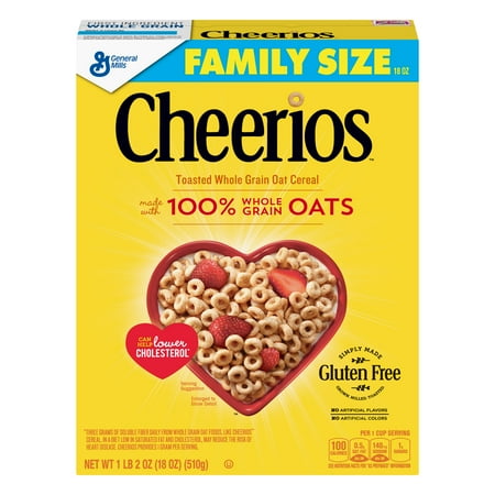 Cheerios Gluten Free Breakfast Cereal, 18 oz Box