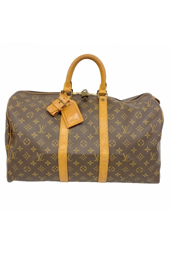 Pre-Owned Louis Vuitton Bags - Boston Monogram Keepall 45 M41428 Brown Men's & Women's