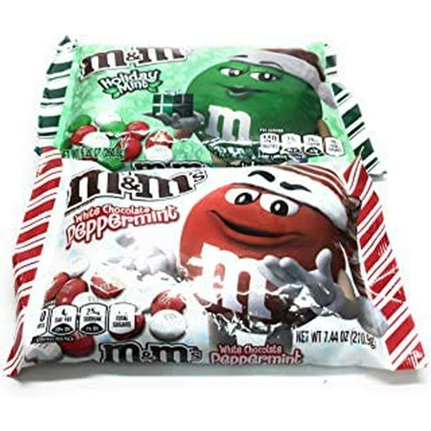 M&Ms Holiday Limited Edition Bundle Peppermint White Chocolate and
