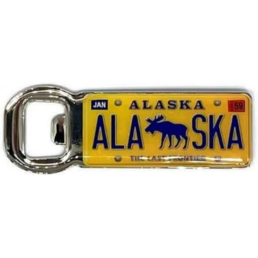 Alaskagift Ak Moose License Magnet Opener