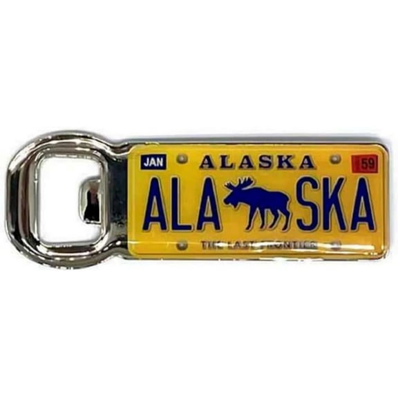 Alaskagift Ak Moose License Magnet Opener