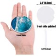 thumbnail image 2 of FMSHPON Ocean Theme Sea Wave Set of 2 Car Coaster for Drinks, Absorbent Ceramic Stone Coasters Cup Mat with Cork Base for Home Kitchen Room Coffee Table Bar Decor, 2 of 5