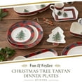 thumbnail image 2 of Spode Christmas Tree Tartan Dinner Plate (Set of 4) - 10.5" Festive Holiday Tableware, Colorful Christmas Dishes Tartan Plaid Border, Fine Earthenware, Microwave & Dishwasher Safe Decorative Plate, 2 of 7