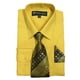 thumbnail image 1 of Fortino Landi Camisa de vestir de manga larga para hombre con corbata y pañuelo a juego Fortino Landi  SG21B, 1 of 2