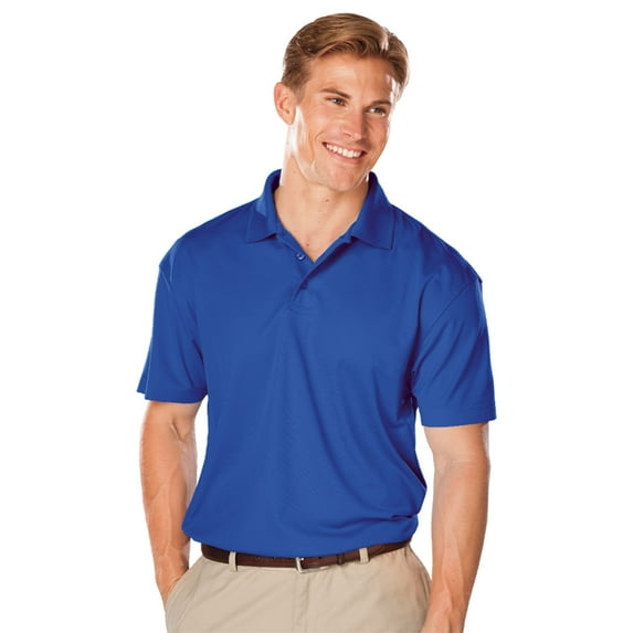 BlueGeneration Men's Value Moisture Wicking S/S Polo - Royal Extra Large Solid
