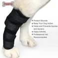 thumbnail image 3 of Dog Anti-licking Leg Wrap Protector Teddy Leg Hock Sleeve Compression Brace Canine Foot Cover Guard-yvan, 3 of 5