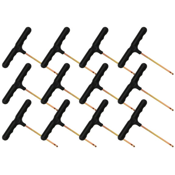 Portable Shoelace Pullers with T-shaped Hooks 12 Pieces for Daily Use Made of Plastic and Metal