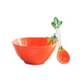 thumbnail image 2 of Dsscvnef Ceramic Bowl Set Hand Painted Fruit Design Versatile Kitchen Tableware for Kids Dishes Snacks Desserts Home Dining, 2 of 6