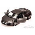 thumbnail image 2 of Audi R8, Gray - Kinsmart 5315D - 1/36 scale Diecast Model Toy Car (Brand New, but NOT IN BOX), 2 of 2