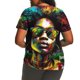 thumbnail image 3 of Eres Más Que una Camisa de Puntuación de Prueba Mujeres de Moda Impresión Casual Manga Corta Suelta Camiseta de Tamaño Más, Blusa de Túnica de Cuello Redondo, 3 of 5
