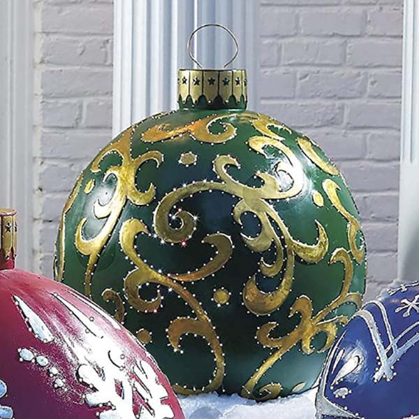 Giant Christmas PVC Inflatable Decorated Ball,Christmas Inflatable
