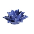 thumbnail image 2 of JZCHUNTOY Hand Pinched Ceramic Candlestick Holder, Romantic Candle Stand for Candlelight Dinner, Exquisite Craft Table Centerpiece for Holiday, Party, Wedding & Home Decor, 2 of 6