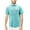 KC 1201 Green, variant on Men's Lightweight Stretch Polyester Blend Quick Dry Short Sleeve Logo Polo Shirt (KC 1201 Red, M)