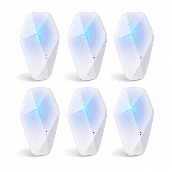 Innotech SC Ultrasonic Pest Repeller Plug-in Indoor 6 Pack - Electronic Pest Control for Mouse, Roaches, Ants, Spiders, Mosquitoes, Bug Repellent, Up to 800-1200 Sq Ft