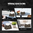 thumbnail image 6 of Kdxio Christmas Tree Decoration Print Tissue Box Cover,Modern PU Leather Rectangular Tissue Box Holder for Bathroom Living Room Bedroom Office Desk Car Home, 6 of 6