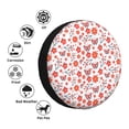 thumbnail image 4 of Naloa Floral butterfly Tire Cover Wheel Protectors Tyre Covers Weatherproof Wheel Covers Universal Fit for Trailer Rv SUV Truck Camper Travel Trailers-17 inch, 4 of 6