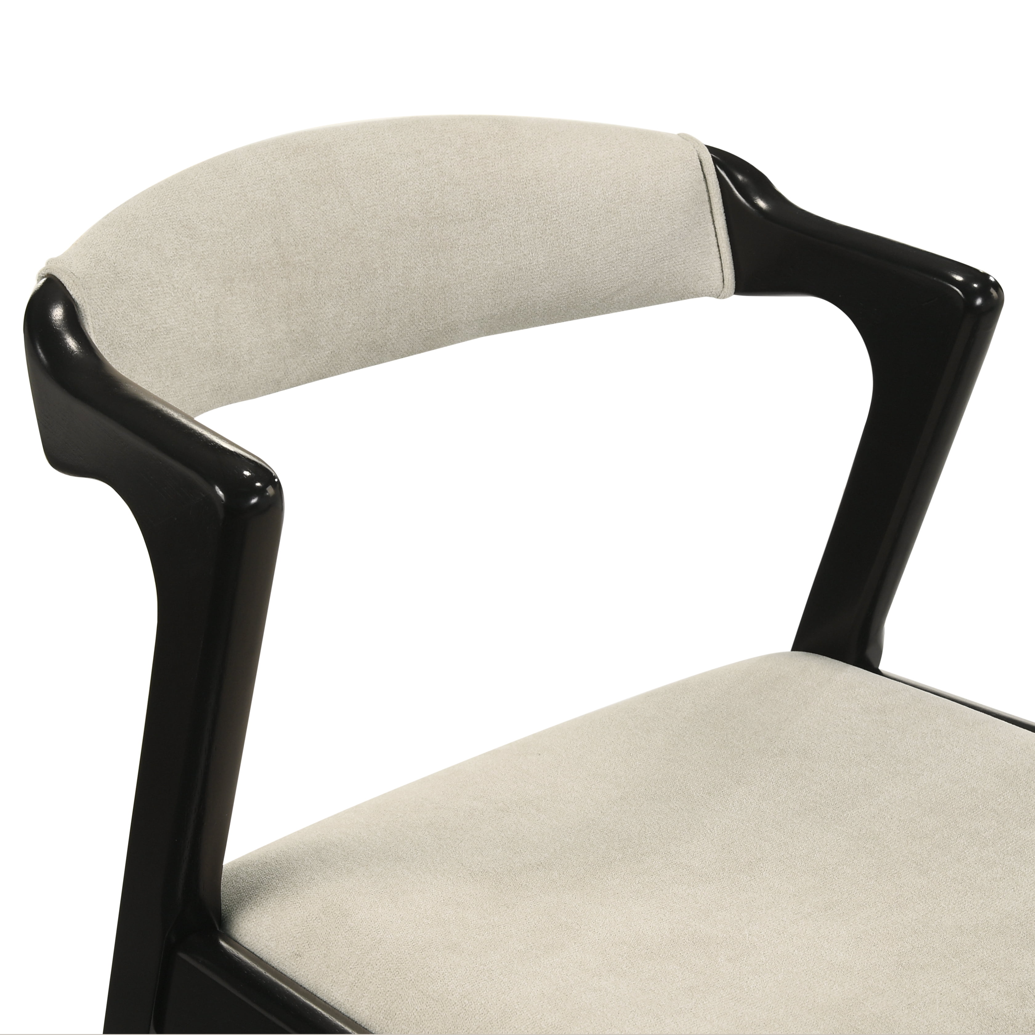 Roundhill Furniture Lavin Upholstered Dining Chairs, Set of 2