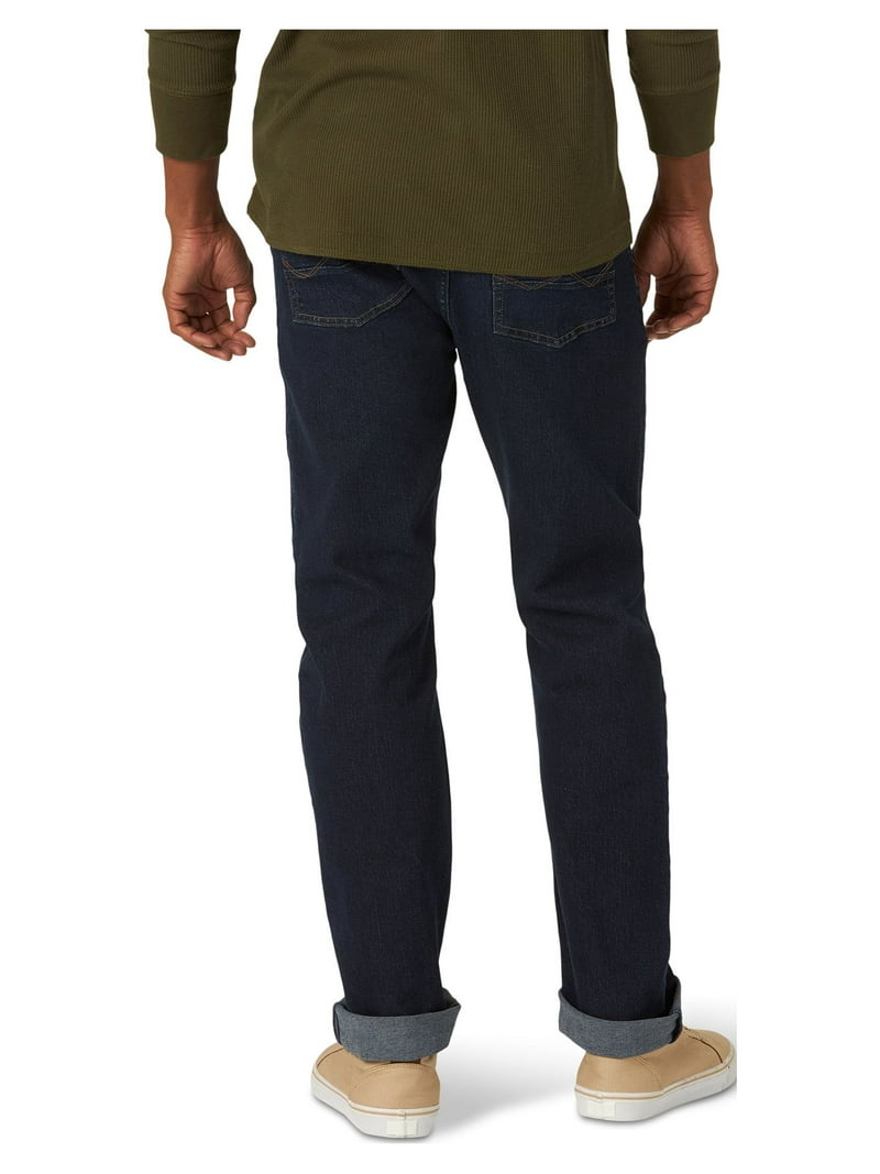 Wrangler Slim Straight Fit Jeans Durable Workwear Pants - Main Image